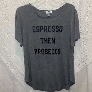 Women’s Old Navy Charcoal Graphic Tee